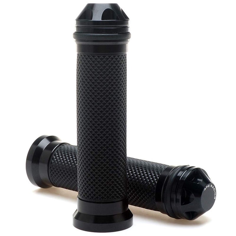 APE RACING Motorcycle 7/8" Hand Grips - Universal Gel Rubber CNC Billet Aluminum Handlebar Grip With Bar End For 7/8" Handle bar ATV Motorcycle - Image 3